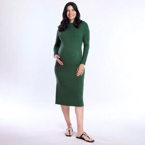 NWT Elegant Green Maternity Dress